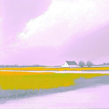 Weide | Wit Huis Verre Weide van Kunst Kriebels