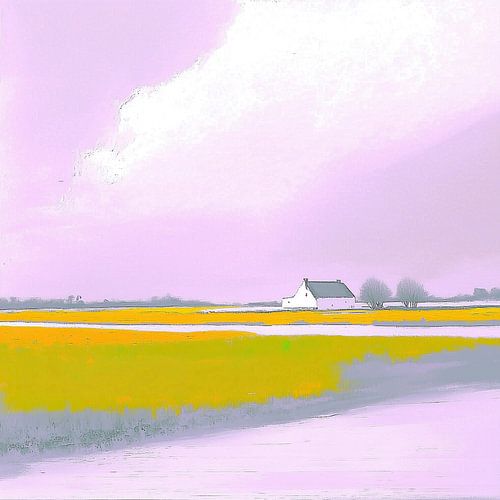 Meadow | White House Distant Meadow by Art Whims