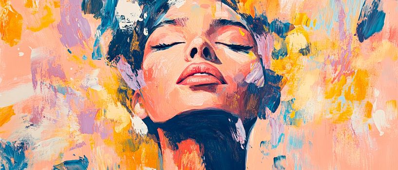 Joie de vivre in vibrant colours by Poster Art Shop