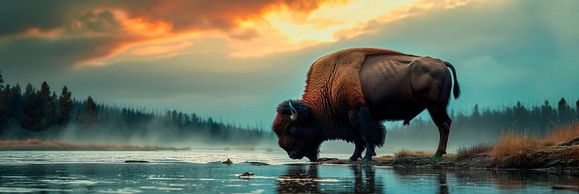 Stopping for a Drink by Harry Hadders Design