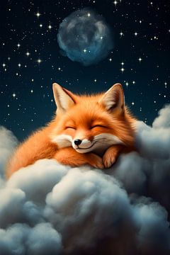 Sleepy Babyfox by Mutschekiebchen