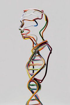 DNA-Helix-Abbildung von Christian Ovís