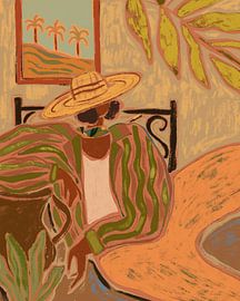 Dame in Streifen von Arty Guava