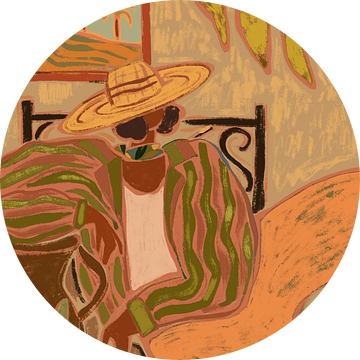 Dame in streep van Arty Guava