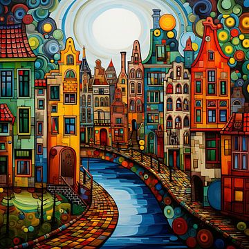 Hundertwasser Stad aan het Water van NH_ART