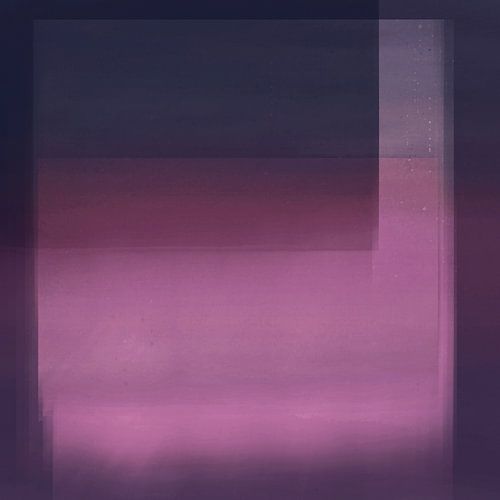 Lichtgevende kleurvlakken. Moderne abstracte kunst in neonkleuren. Paars en roze