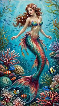 The beautiful mermaid of the sea.