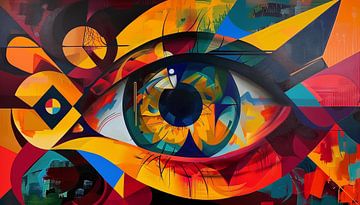 Abstracte oog panorama van TheXclusive Art