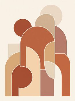 Terracotta & Warm Tone Minimalist Arches