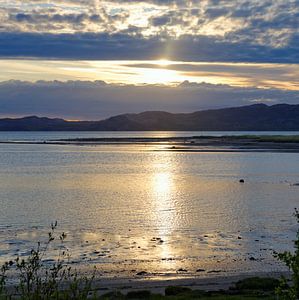 Mitternachtssonne am Porsangerfjord