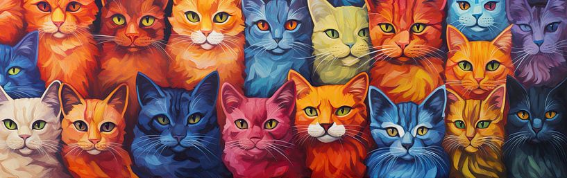 Malerei Kater von Wunderbare Kunst