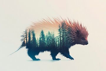 Stekelige bos droom van Poster Art Shop