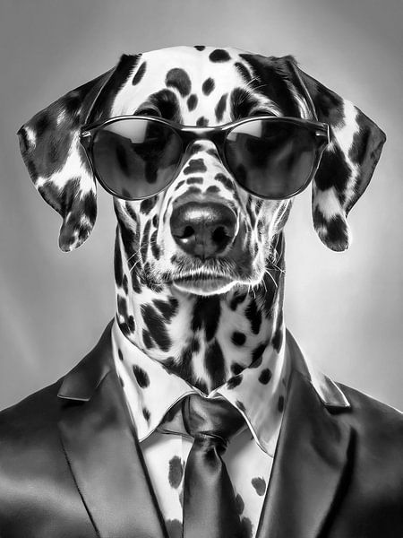 Dalmatian portrait by Jürgen Wiesler