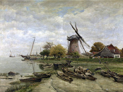Isidore Meyers – The Scheldt at Mariekerke