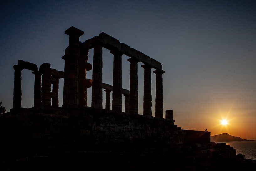Cape Sounion in Greece by Eric van Nieuwland