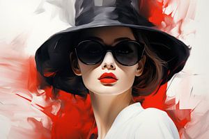 Peinture de mannequins de mode