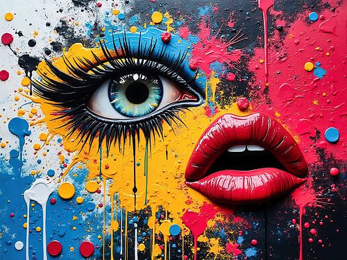 Ein surreales Gesicht