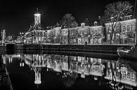 Dokkum The Netherlands Black and White by Peter Bolman thumbnail