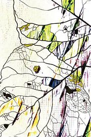 ‘Naked leaves’ Digitaal werk van AnkieArt