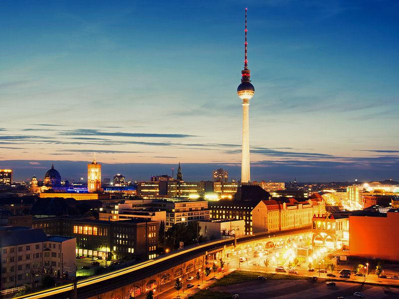 Berlin – Skyline Alexanderplatz by Alexander Voss