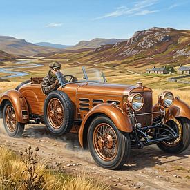 Durch die Highlands mit dem Hispano-Suiza von DeVerviersBelgium