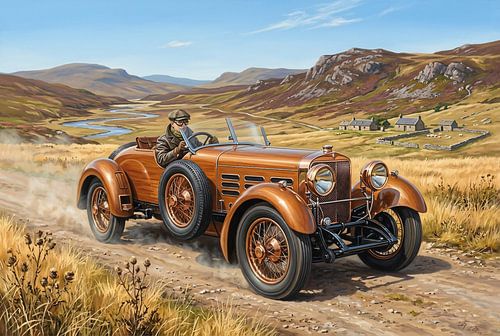 Door de Hooglanden met de Hispano-Suiza