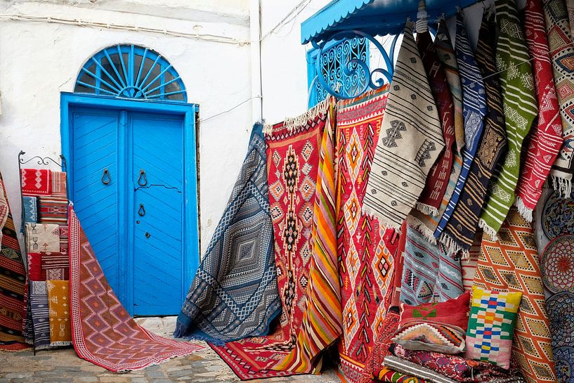 Winkel in Sidi Bou Said van Marit Lindberg