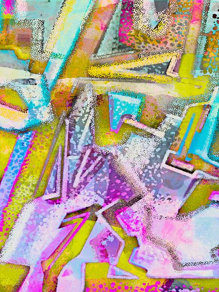 Sommer Graffiti in aktuellen Farben und Formen von FRESH Fine Art