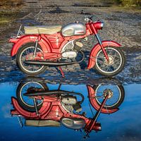 Zündapp KS100  mit Spiegelung