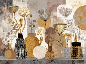 Blumenvasen | Moderne Vasen und Blumen