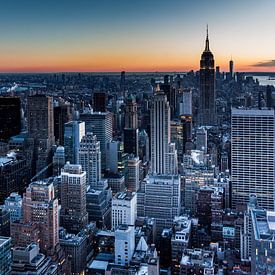zicht vanaf the rock op New York City van Eric van Nieuwland