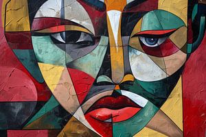 Abstract portrait of a woman