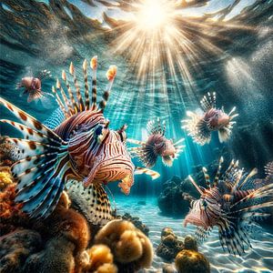 Group of Lionfish