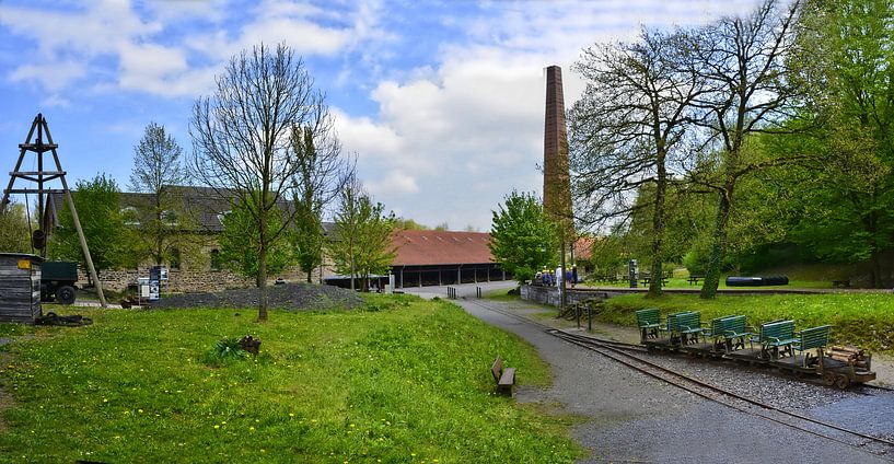 Zeche Nachtigall Panorama1 van Edgar Schermaul
