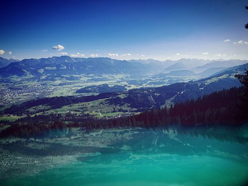 Middaguitzicht op de Oberallgäu