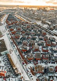 The Bongerd, Drone photo in the winter by Mike Helsloot