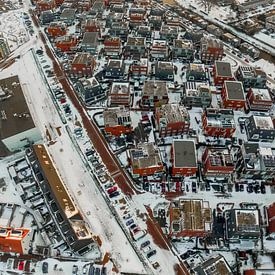 Der Bongerd, Drohnenaufnahme im Winter von Mike Helsloot