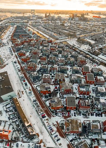 De Bongerd, Drone foto in de Winter