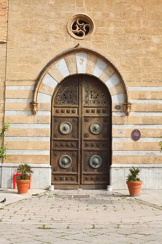Alte Tür Palazzo Galletti Di San Cataldo,  Palermo,  Sizilien, Italien, Europa