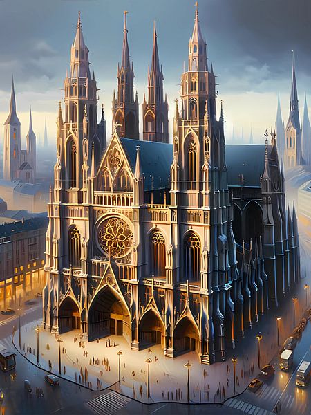 Cathédrale gothique par VISHAKATIAR
