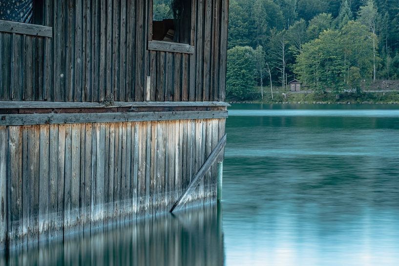 Fischerhütte am See von Thomas Riess