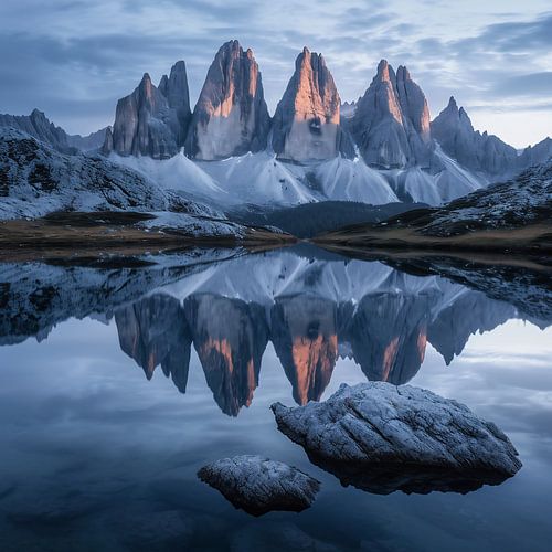 Reflet dans le lac