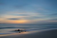 Vlissingen Long exposure tijdens Zonsondergang