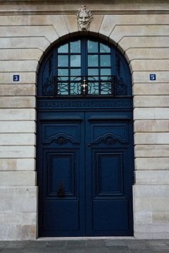 Donkerblauwe ingang | Parijs | Frankrijk Reisfotografie van Dohi Media