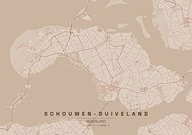 Plan de Schouwen-Duiveland sur Stef van Campen
