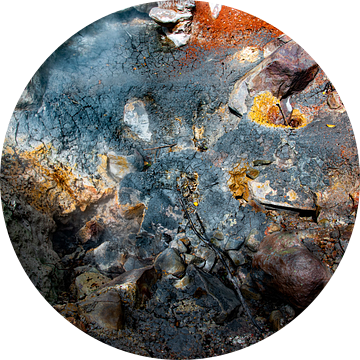 Kleurexplosie van vulkanische rotsformaties van Bianca ter Riet