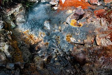 Kleurexplosie van vulkanische rotsformaties van Bianca ter Riet