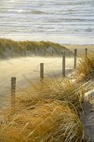 Strand, zee en zon op een stormachtige avond!