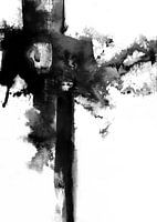 Encre noire abstraite