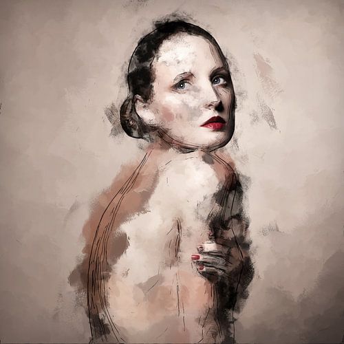 Baby it's cold outside (erotica, portrait) by Art by Jeronimo